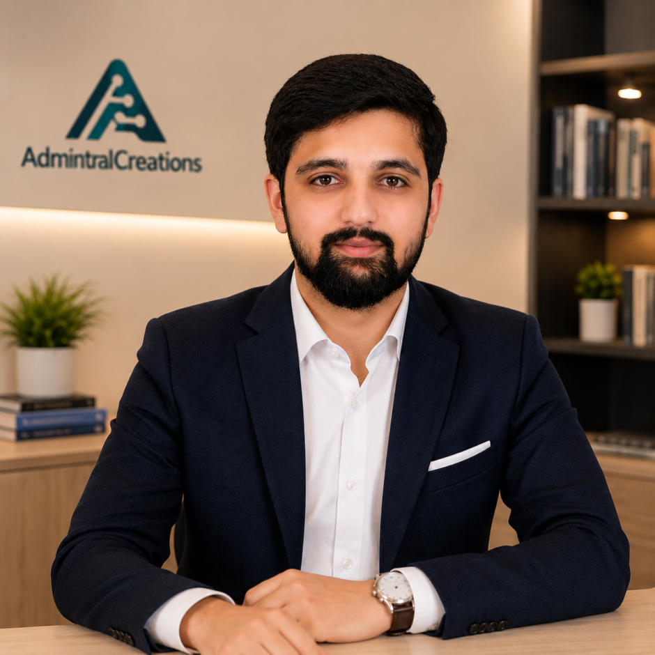 Sardar Mudassar Iftikhar Founder and CEO of Admintral
